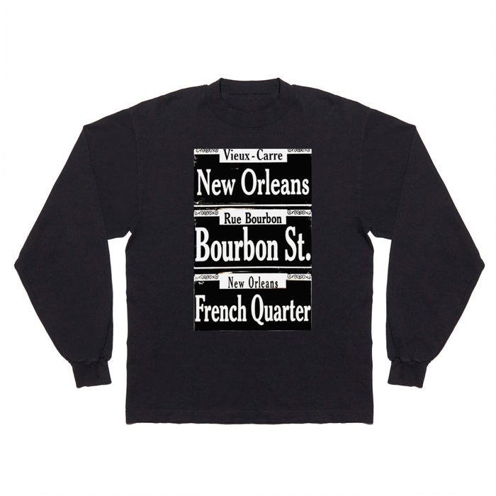 New Orleans French Quarters Long Sleeve T Shirt
