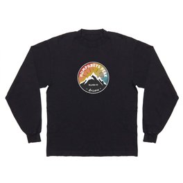 Hiking Humphreys Peak Arizona Long Sleeve T-shirt