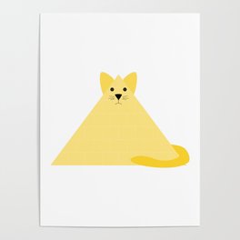 Pyramid Cat Poster