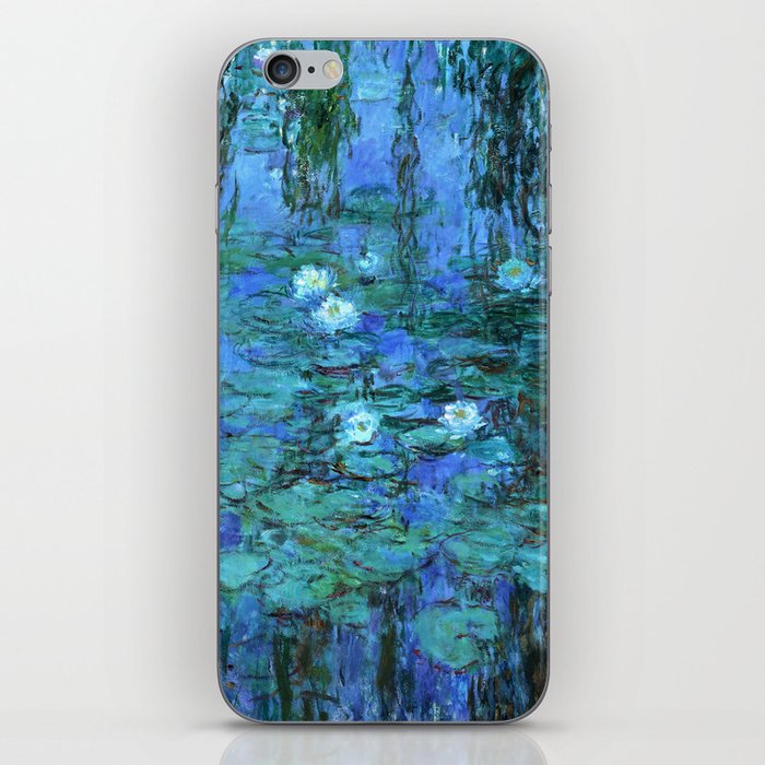 Claude Monet Water Lilies BLUE iPhone Skin