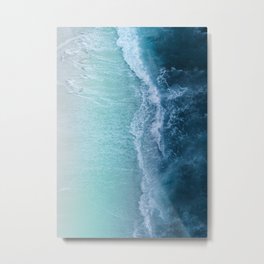 Turquoise Sea Metal Print