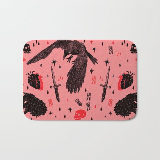 scary horror Bath Mat