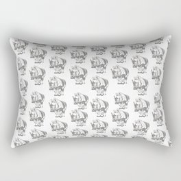 Rhino Rino Rectangular Pillow