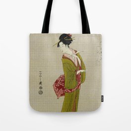 Itsutomi - Vintage Japanese Woodblock Tote Bag