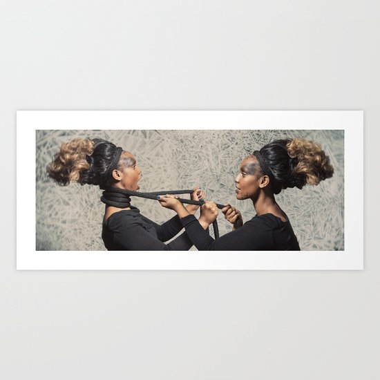 At War with Oneself Art Print