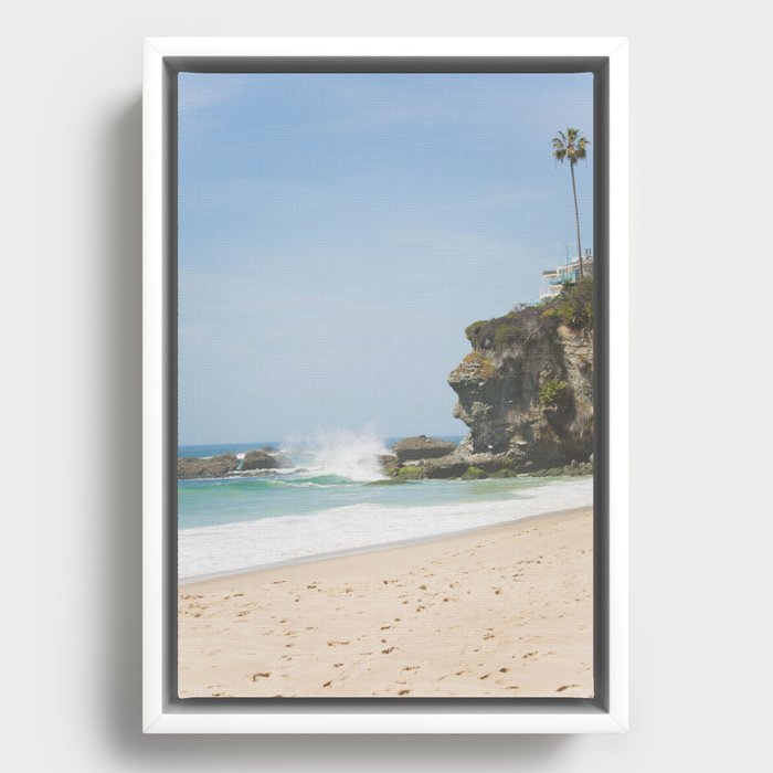 Cliffs of Laguna Beach Framed Canvas