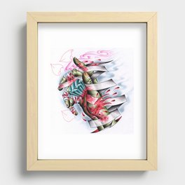 greed Recessed Framed Print