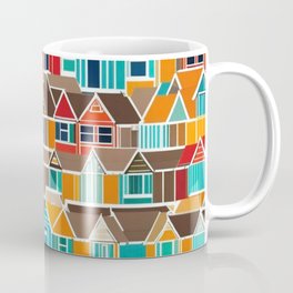 Seamless beach huts Coffee Mug