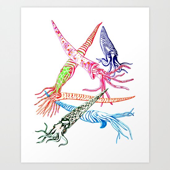 Baculites Art Print