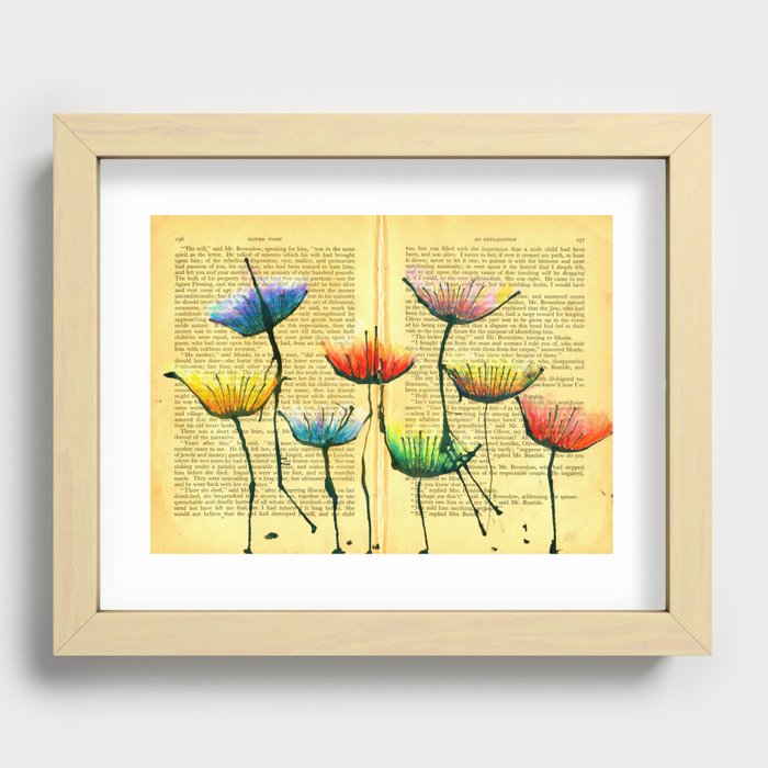 Eruptions of Colour In My Head Recessed Framed Print
