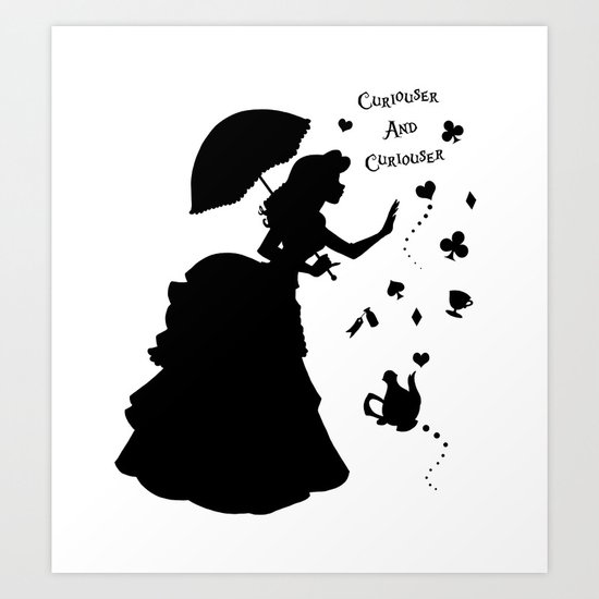 Curiouser and Curiouser Art Print