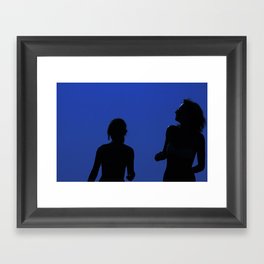 Two Girls In the Sun Framed Art Print