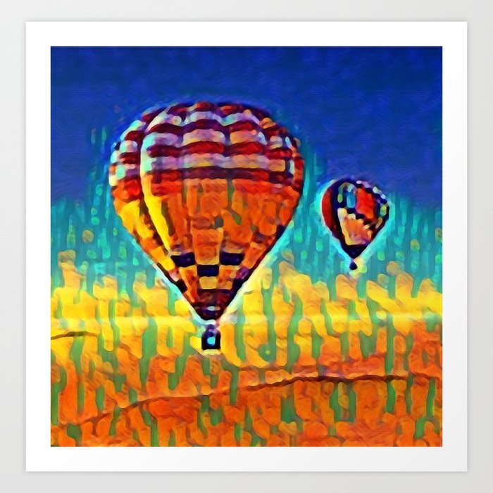 Hot Air Balloons 1 Art Print