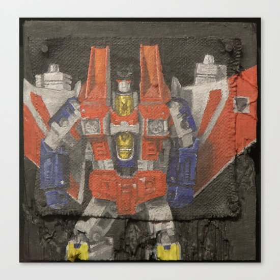 Starscream plays a Flying V Canvas Print