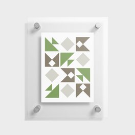Classic triangle modern composition 4 Floating Acrylic Print