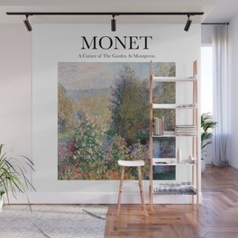 Monet - A Corner of The Garden At Montgeron Wall Mural