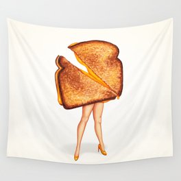 Grilled Cheese Sandwich Pin-Up Wall Tapestry