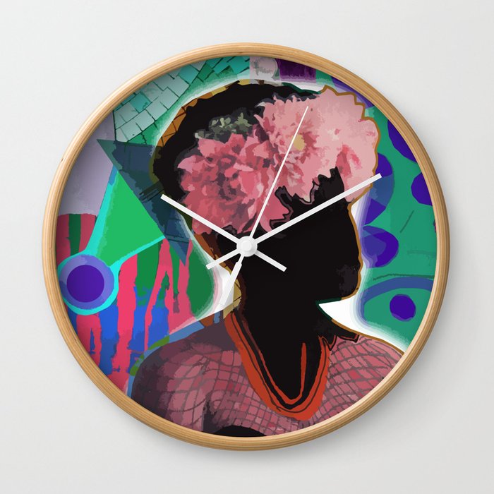 Retro Black Beauty Wall Clock