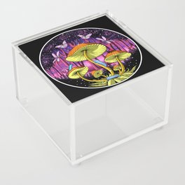 Psychedelic Mushrooms Forest Acrylic Box
