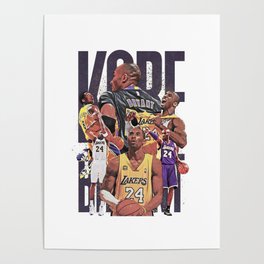 Kobe#Bryant Graphic Art Vintage Poster