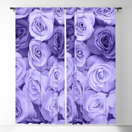 Violet Roses Blackout Curtain