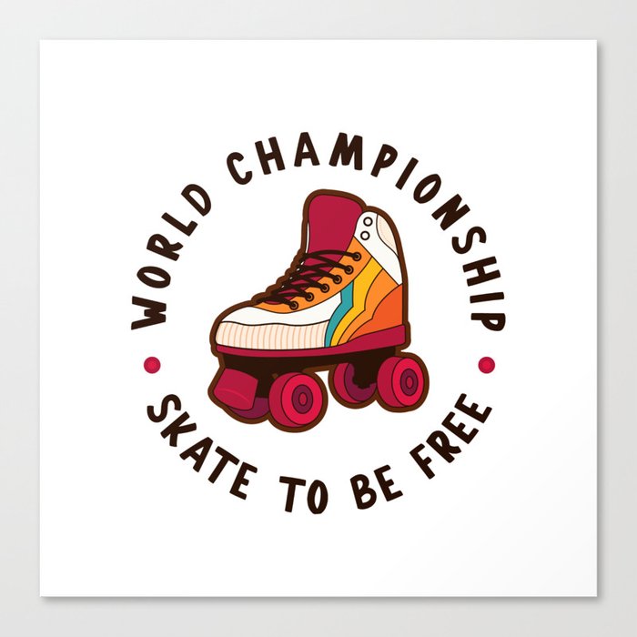 World Championship Roller Skate Canvas Print