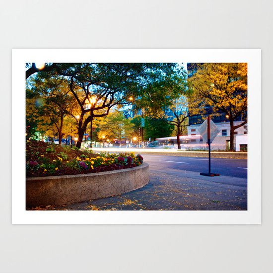 City at Night Art Print