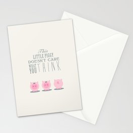 This little piggy Stationery Cards