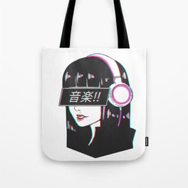 Music! -Japanese Anime Aesthetic Tote Bag