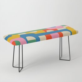 Bo Kaap Colorful Abstract Pattern Bench