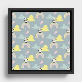 Sweet Dreams Panda Paper Framed Canvas