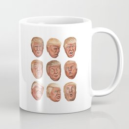 Faces Of Donald Trump Coffee Mug
