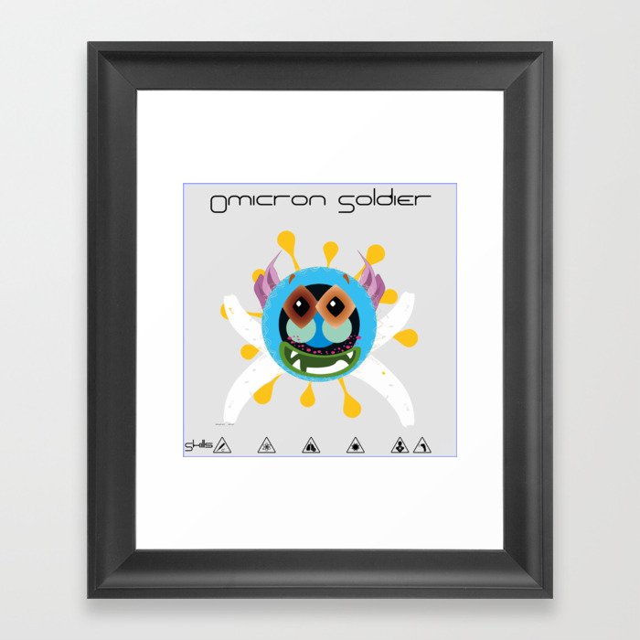 Omicron Soldier 31 Framed Art Print