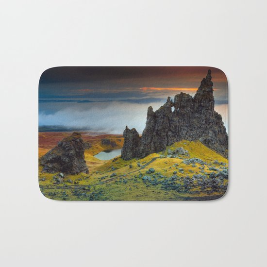 Rock falaise Ecosse Bath Mat