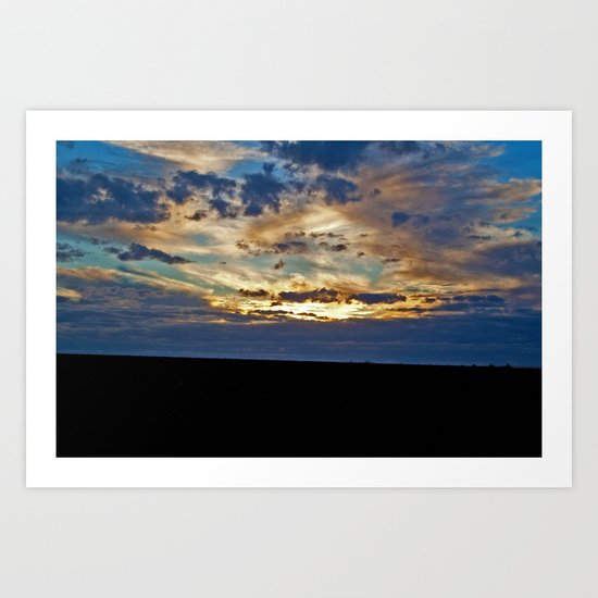 Fire Came Down From Heaven Art Print