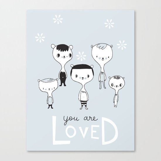 You are Loved Canvas Print