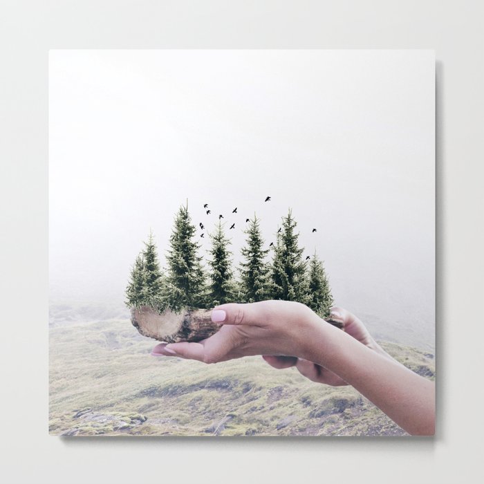 Save the Forest Metal Print
