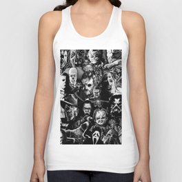 Horror Movie Collage  Tank Top