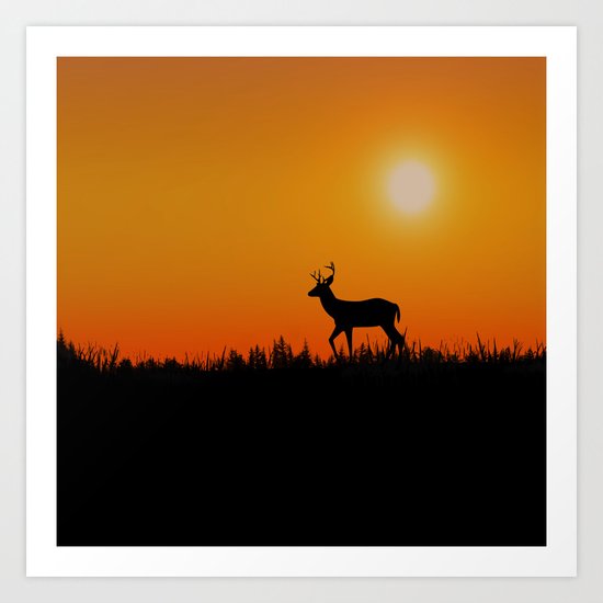 deer Art Print