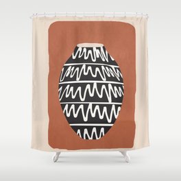 Abstract Vase 8 Shower Curtain