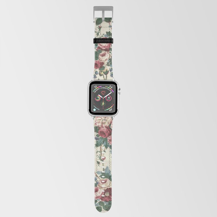 Antique Rose Chintz Pattern Apple Watch Band
