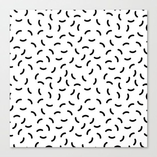 Memphis pattern 36 Canvas Print