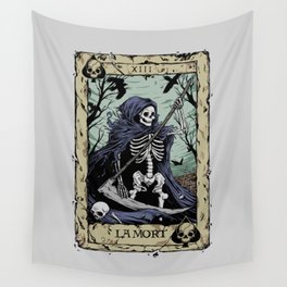 Death Card Wall Tapestry