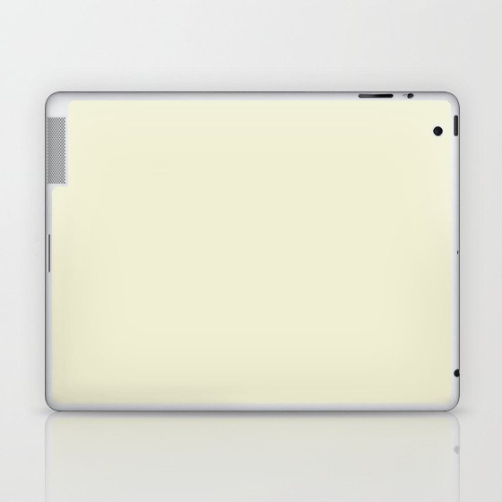 Eggwhite Yellow Laptop & iPad Skin