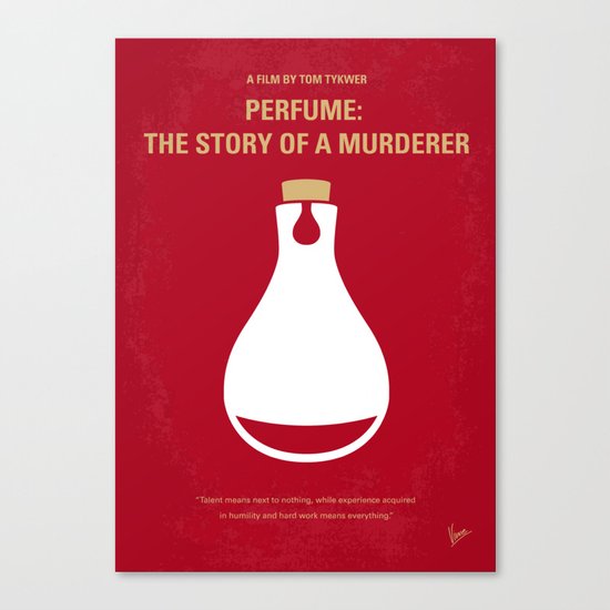 No194 My Perfume The Story of a Murderer minimal movie poster Canvas Print