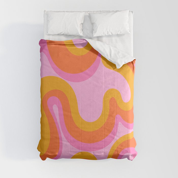 Groovy Swirl - Sunset Comforter