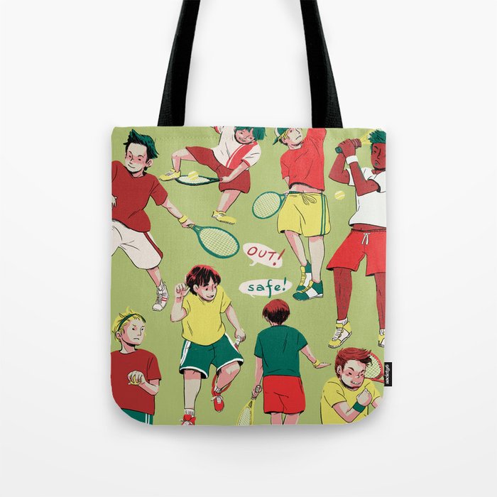 Tennis Boys Tote Bag By Cursedtea