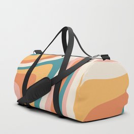 Abstract Wavy Stripes LXIII Duffle Bag