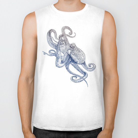 Octo Flow Biker Tank