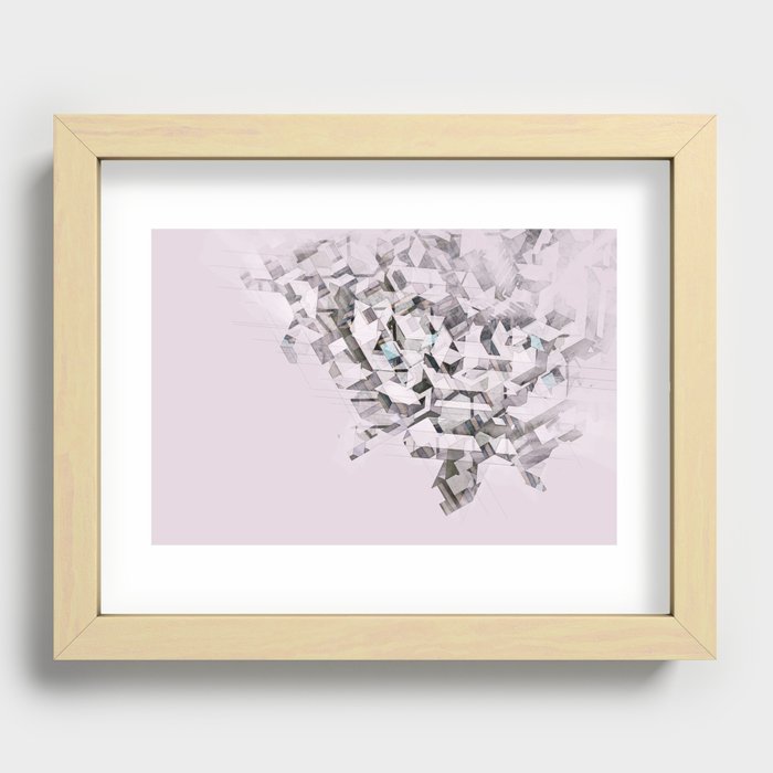 symmetries Recessed Framed Print